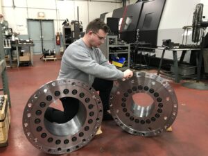 Anderson Clamp Hubs for gas compressor